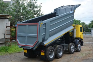 Robust Tipper Body designed for rugged site operations and easy unloading.