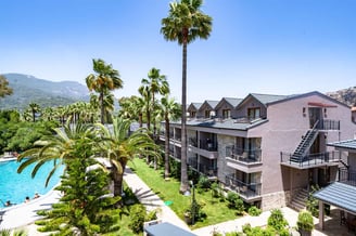 a view from the map pf Dalyan Calbis Hotel