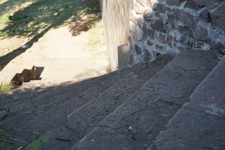 Texture Attack: outdoor stone steps