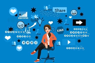 femme entrepreneuse vision et objectif