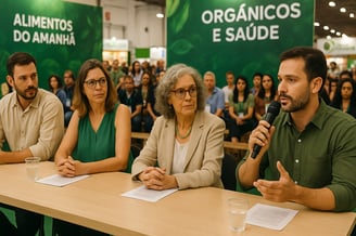 Fórum do Instituto Brasil Orgânico debate saúde e alimentação na Bio Brazil Fair 2025