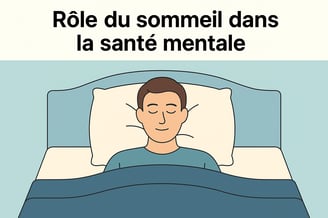 Rôle du sommeil dans la santé mentale recherchesante