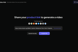 paste link to creatify ai