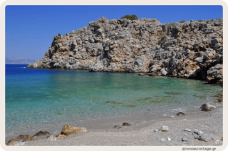 Agriomandara beach in Crete. Greece