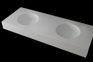 ΝΙΠΤΗΡΑΣ ΜΠΑΝΙΟΥ CIRCLE 2 ΓΟΥΡΝΕΣ ΤΟΙΧΟΥ SOLID SURFACES