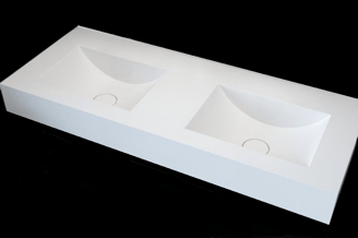 ΝΙΠΤΗΡΑΣ ΜΠΑΝΙΟΥ MEZZALUNA 2 ΓΟΥΡΝΕΣ ΤΟΙΧΟΥ SOLID SURFACES