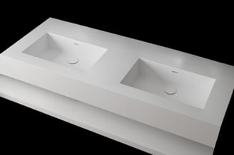 ΝΙΠΤΗΡΑΣ ΜΠΑΝΙΟΥ WAVE 2 ΓΟΥΡΝΕΣ ΜΕ ΡΑΦΙ ΤΟΙΧΟΥ SOLID SURFACES