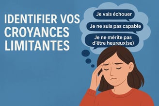 une femme hantée par ses croyances limitantes