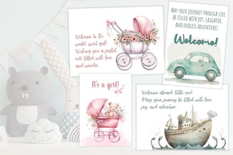 list of 50+ ideas what to write in a new baby card with printable welcome newborn cards to buy