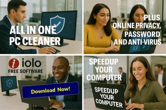 People working on fast computers in an office.