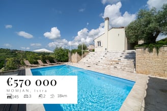 vila s bazenom istra prodaja