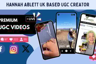 Hannah Ablett UGC Videos Creator UK