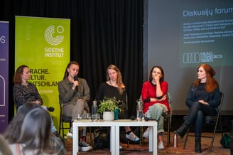 diskusiju forumas kauno literaturos savaite jono petronio nuotrauka