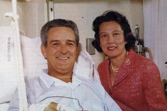 CONNALLY in a hospital bed