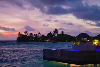 Four Seasons Kuda Huraa sunset