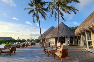Milaidhoo Maldives outdoor restaurant
