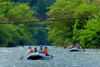 Kiulu white-water rafting adventure