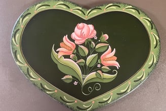 Bernice Rauch, Rita M. Martin, Roses and Strokes, acrylic, Pocono Decorative Artists