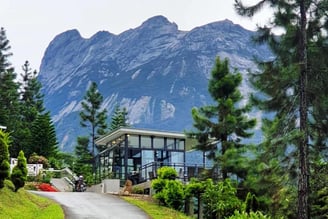Mount Kinabalu view from Mountain Valley Resort