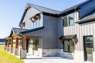 metal siding on a house