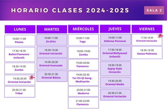 Sharqi Academy Horarios Sala 2