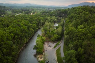 Watauga River, Blevins Boat ramp.