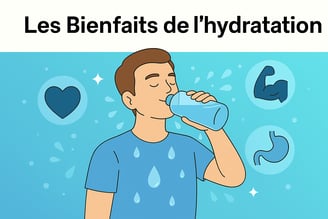 Bienfaits de l'hydratation recherche santé