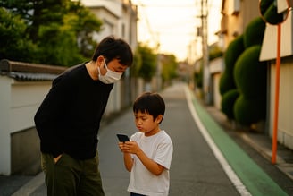 不審者が「家どこ」と小学生男児に声かけスマホ覗き