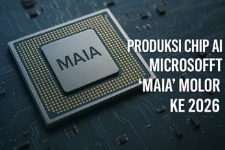Microsoft Tantang Nvidia dalam Produksi Chip AI : Luncurkan “Maia” Molor Pada Tahun 2026 | NuntiaNews