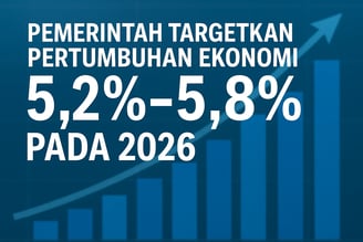 Pemerintah Indonesia Targetkan Pertumbuhan Ekonomi 5,2%–5,8% pada 2026 | NuntiaNews