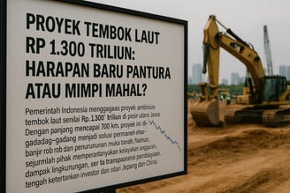 Proyek Tembok Laut Rp 1.300 Triliun: Harapan Baru Pantura atau Mimpi Mahal? | NuntiaNews