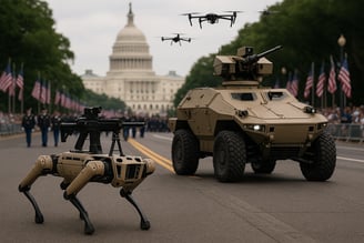 Robot Anjing dan Kendaraan Tempur Canggih Tampil di Parade Militer AS | NuntiaNews