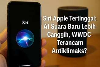 Siri Apple Tertinggal: AI Suara Baru Lebih Canggih, WWDC Terancam Antiklimaks? | NuntiaNews