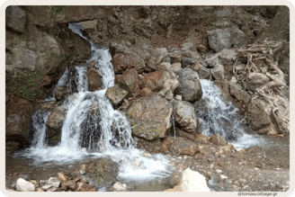 Symi waterfalls near Little Omalos in Viannos, Crete