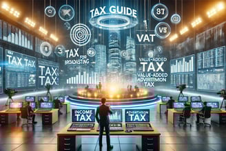 Ilustrasi panduan pajak bisnis penyiaran - SMR Konsultan Pajak Profesional Terpercaya Bekasi