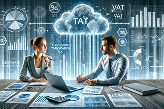 Ilustrasi mengelola pajak perusahaan Cloud Computing - SMR Konsultan Pajak Terpercaya di Bekasi