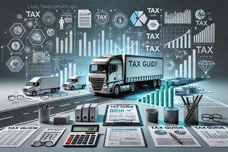 Ilustrasi panduan pajak perusahaan transportasi darat - SMR Konsultan Pajak Terpercaya di Bekasi