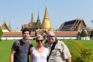 Lady and The Pirate plus Steven land in Bangkok, Thailand