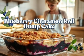 Blueberry Cinnamon Dump Cake