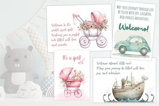 Messages to write in a newborn greeting card