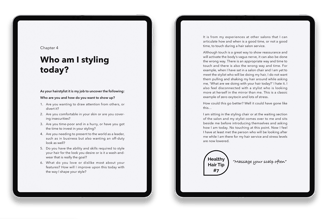 Love your hair, Books, typesetting by Michelle Pirovich, Squeezebox