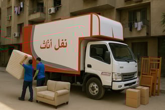 نقل عفش شقة مفروشة في الجيزة بواسطة فريق عفشاوي