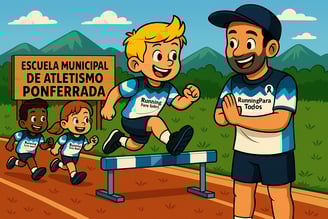 Escuela Municipal de Atletismo en Ponferrada el Bierzo