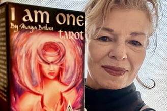 Psychic Artist Maya Britan the creator of  I Am One Tarot Deck