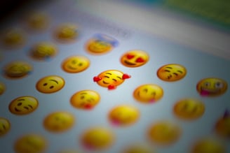 a bunch of emojis