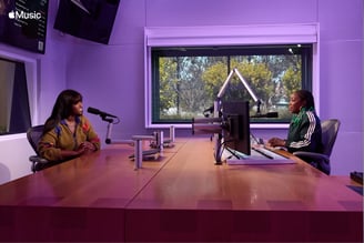 Farrah Fawx interview with Apple Radio show host Estelle Darlings