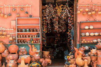 Artesanías de Ráquira en Boyacá, Colombia