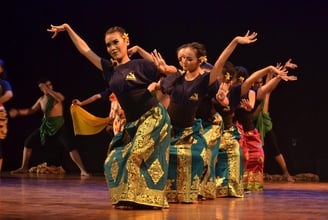 Danca javanesa em yogyakarta, ilha de Java, Jacarta