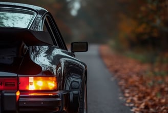 Peter Pickering prefer a comfortable ride. This black Porsche Carrera was bone jarring.