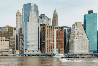 Paseo en barco por el río Hudson en New York